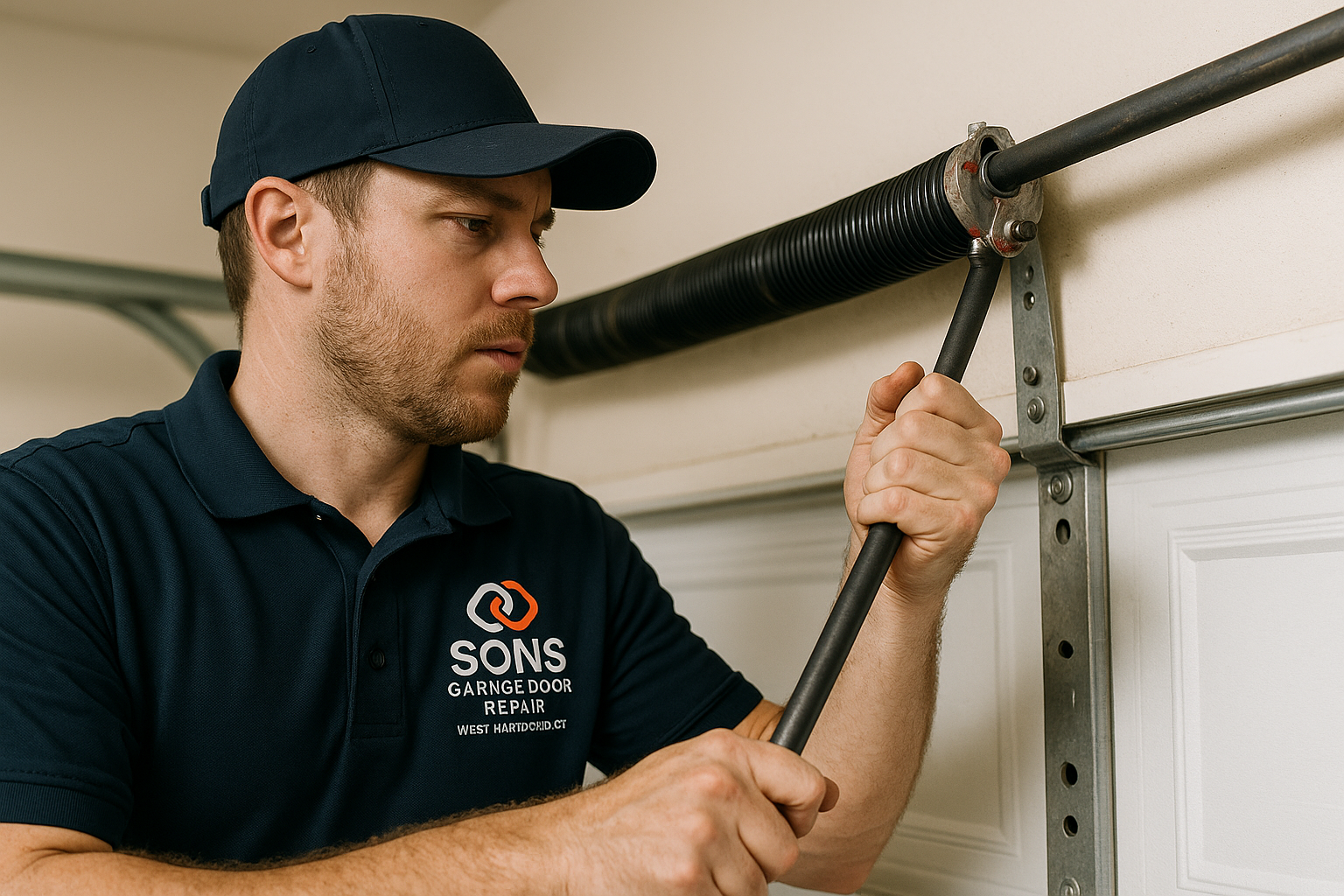 Garage Door Spring Repair service in West Simsbury