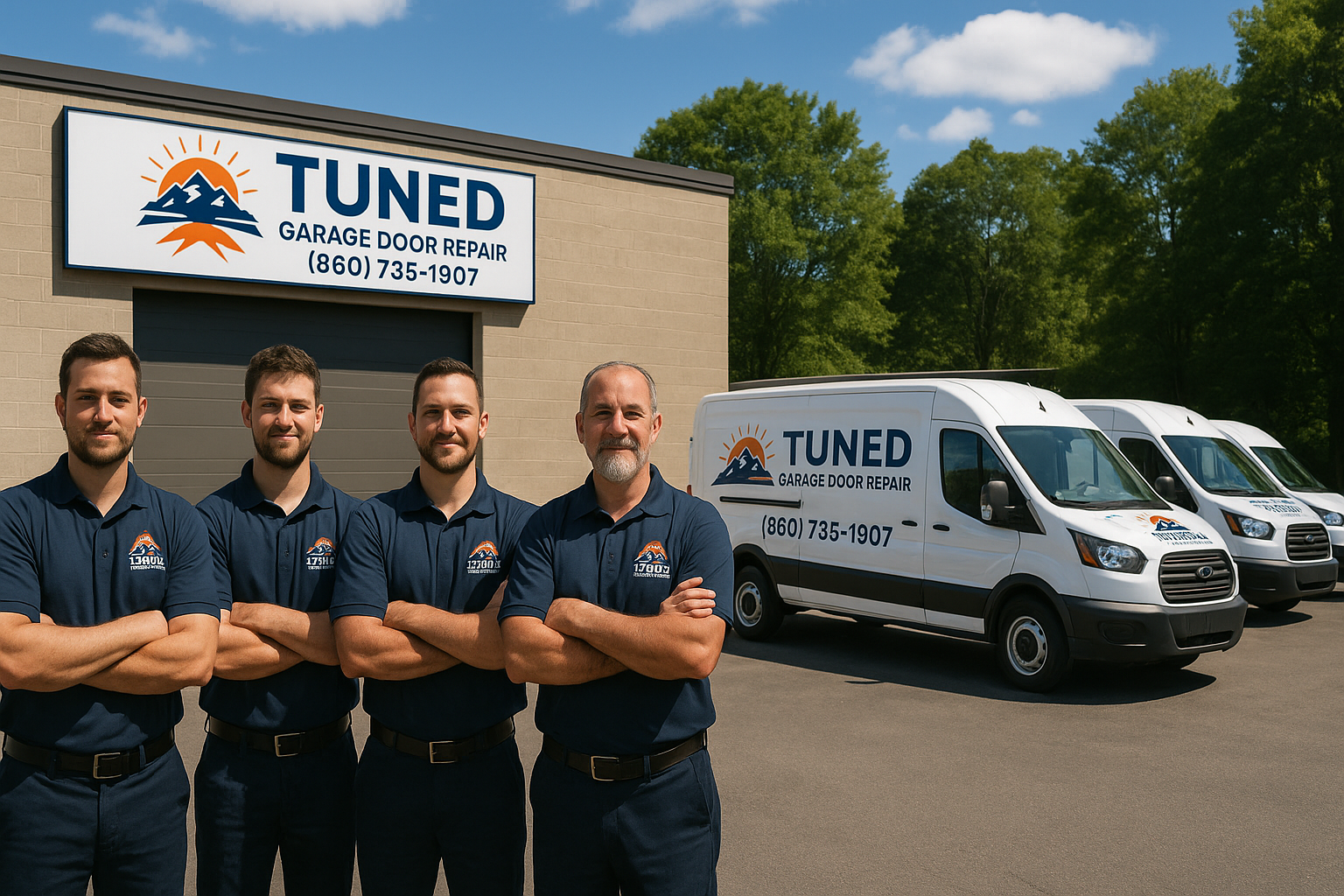 Professional garage door service in West Simsbury